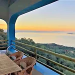 House Tanna Of Villa Intaba Spectacular Sea Views Corfiot Riviera Spartilas Corfu Island Greece Close To Ipsos Beach