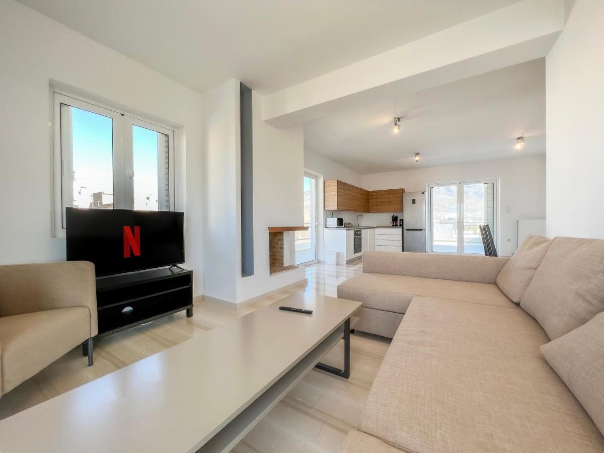 Panoramic Cityscape Maisonette In Agios Dimitrios *