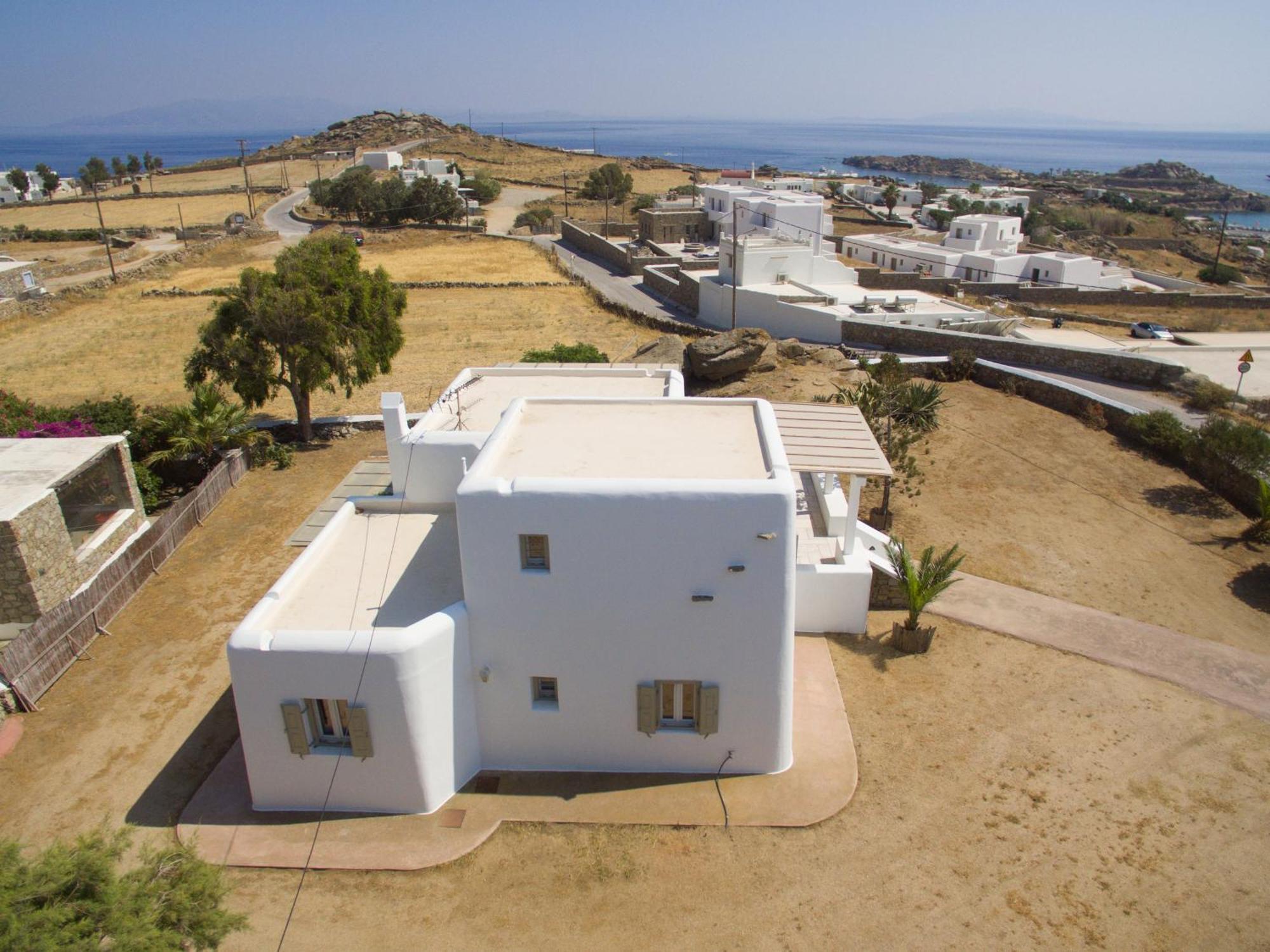 Villa Abella Paraga Mykonos, Traditional With Amazing Sea View, Up To 6 People *