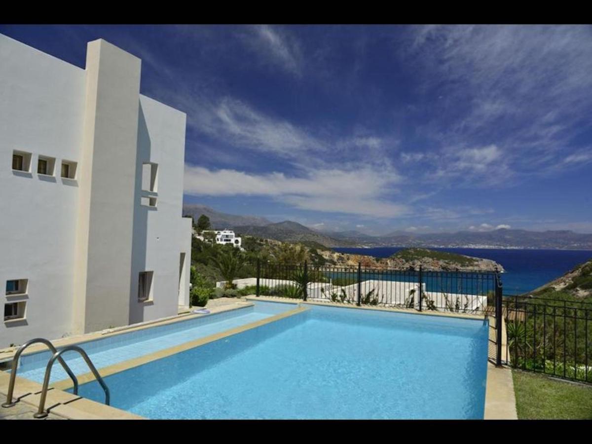 Villa Ouranos Our Dream In Blue And Cream With Seaview And Pool *