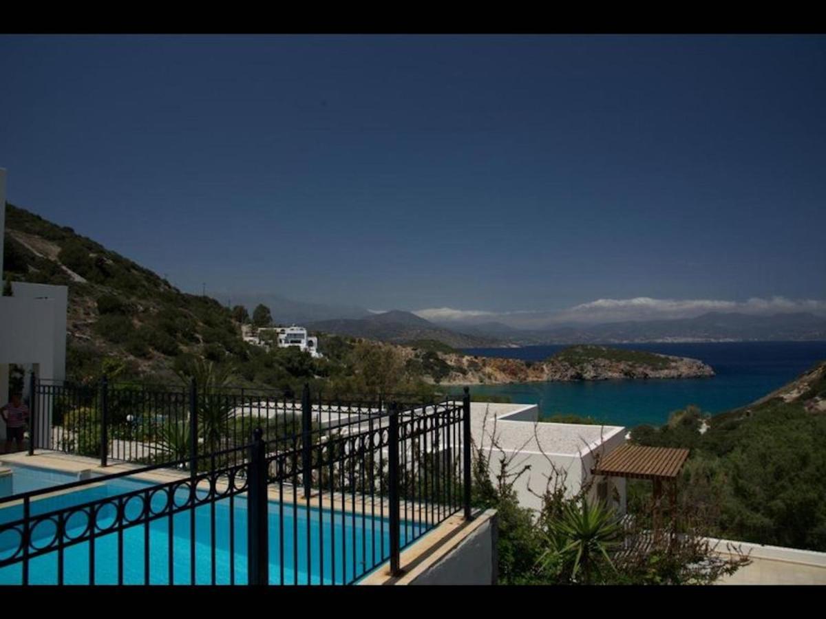Villa Ouranos Our Dream In Blue And Cream With Seaview And Pool