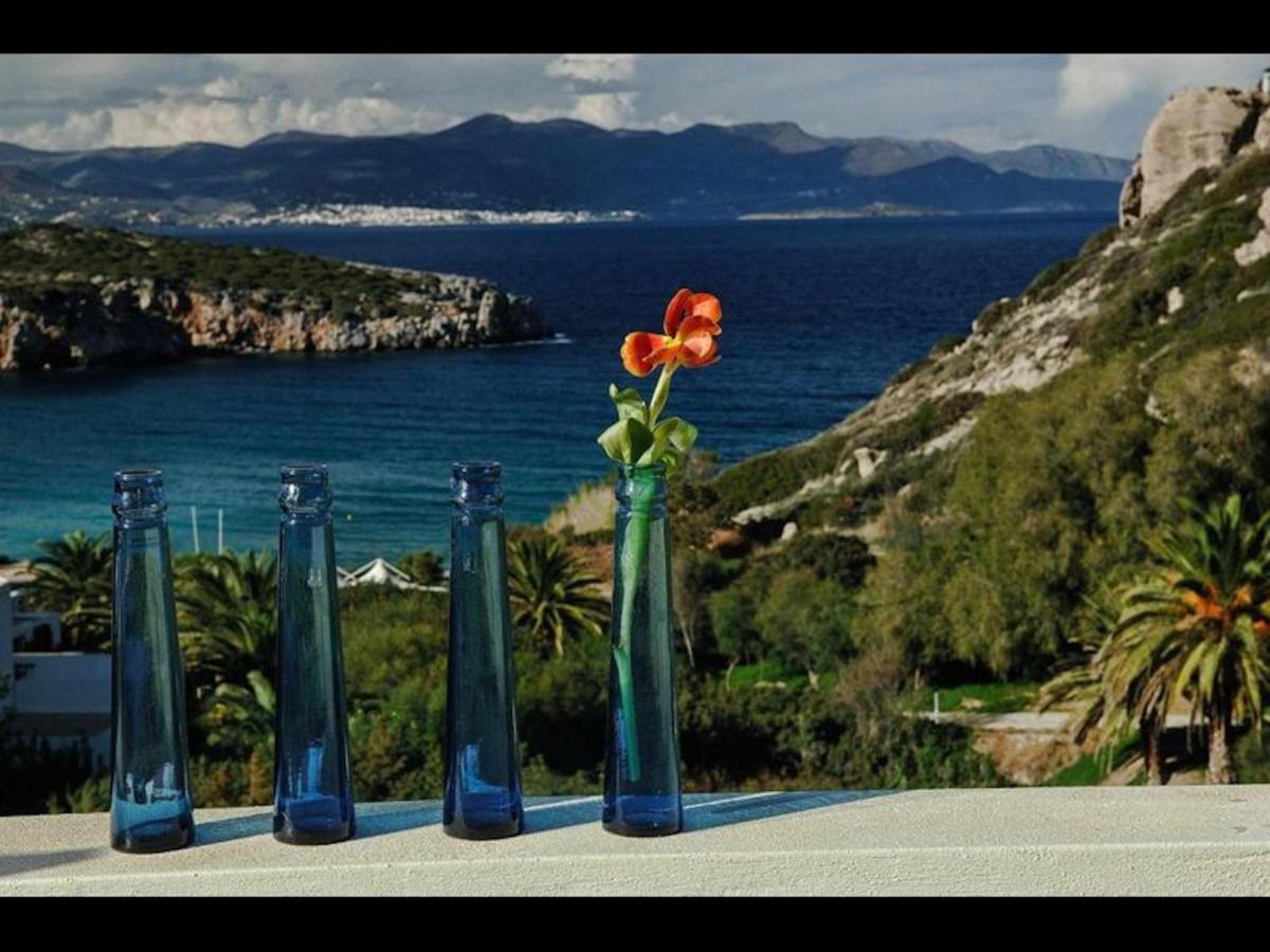Villa Ouranos Our Dream In Blue And Cream With Seaview And Pool Istro