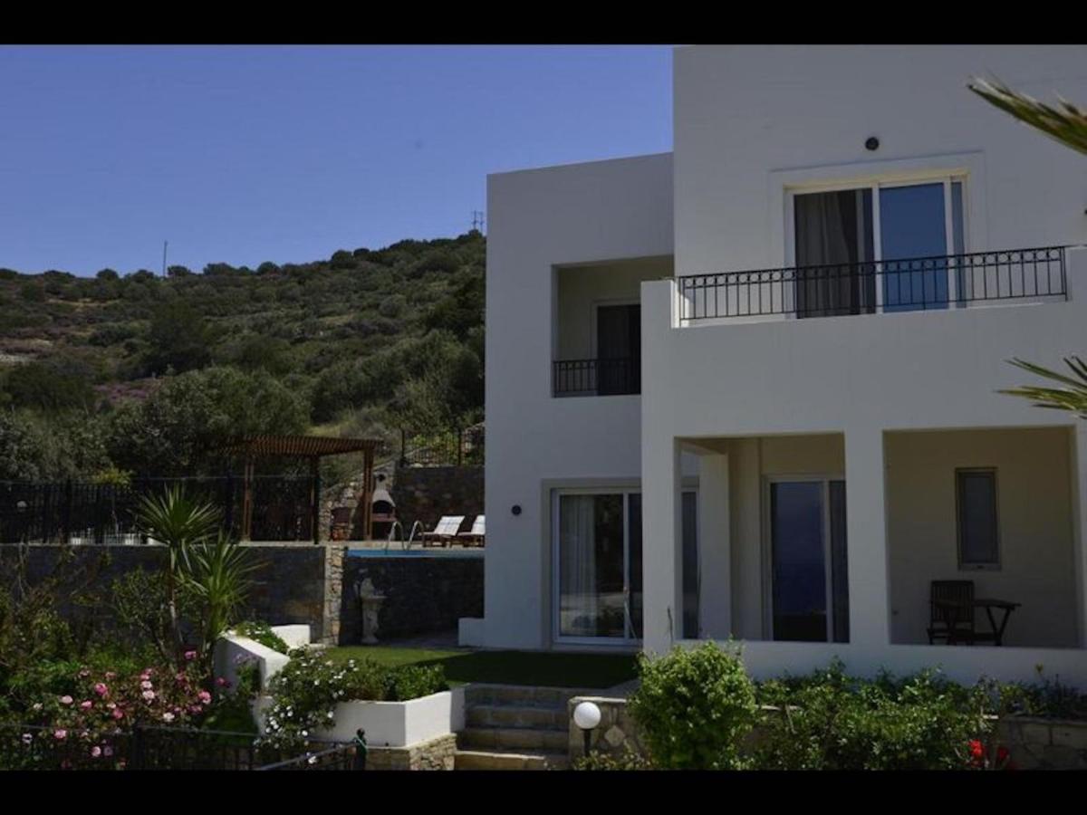 Villa Ouranos Our Dream In Blue And Cream With Seaview And Pool