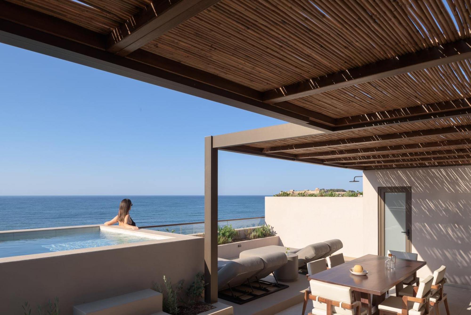 Kimata Beachfront Retreats, With Private Plunge Pools, By Thinkvilla Rethymno (Crete)