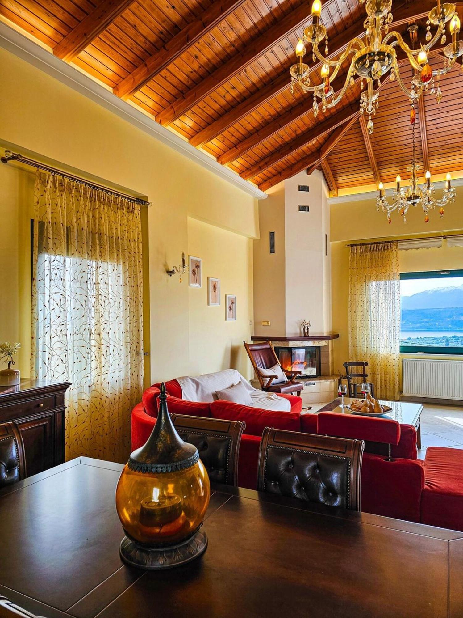 Villa Aitheras With Sea Views And Garden Sternai