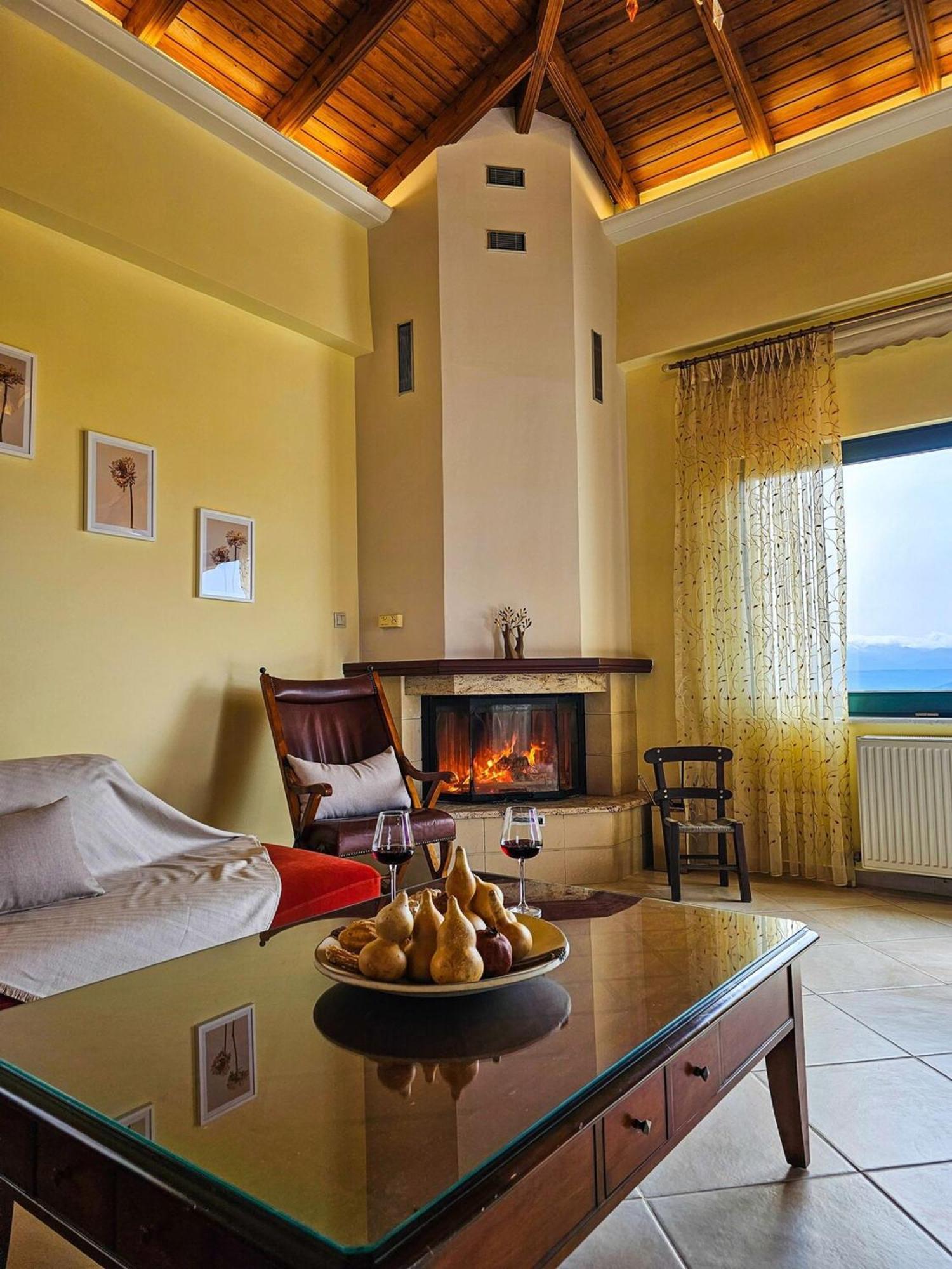 Villa Aitheras With Sea Views And Garden
