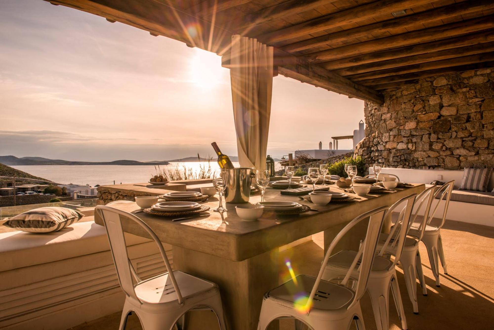 Newly Built Spectacular Sunset At St. John, Mykonos * Mykonos Town