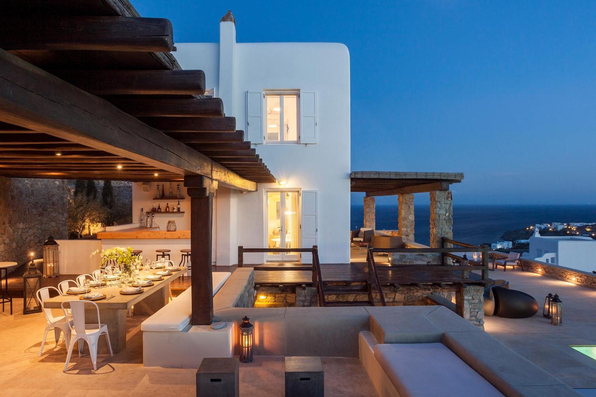 Newly Built Spectacular Sunset At St. John, Mykonos