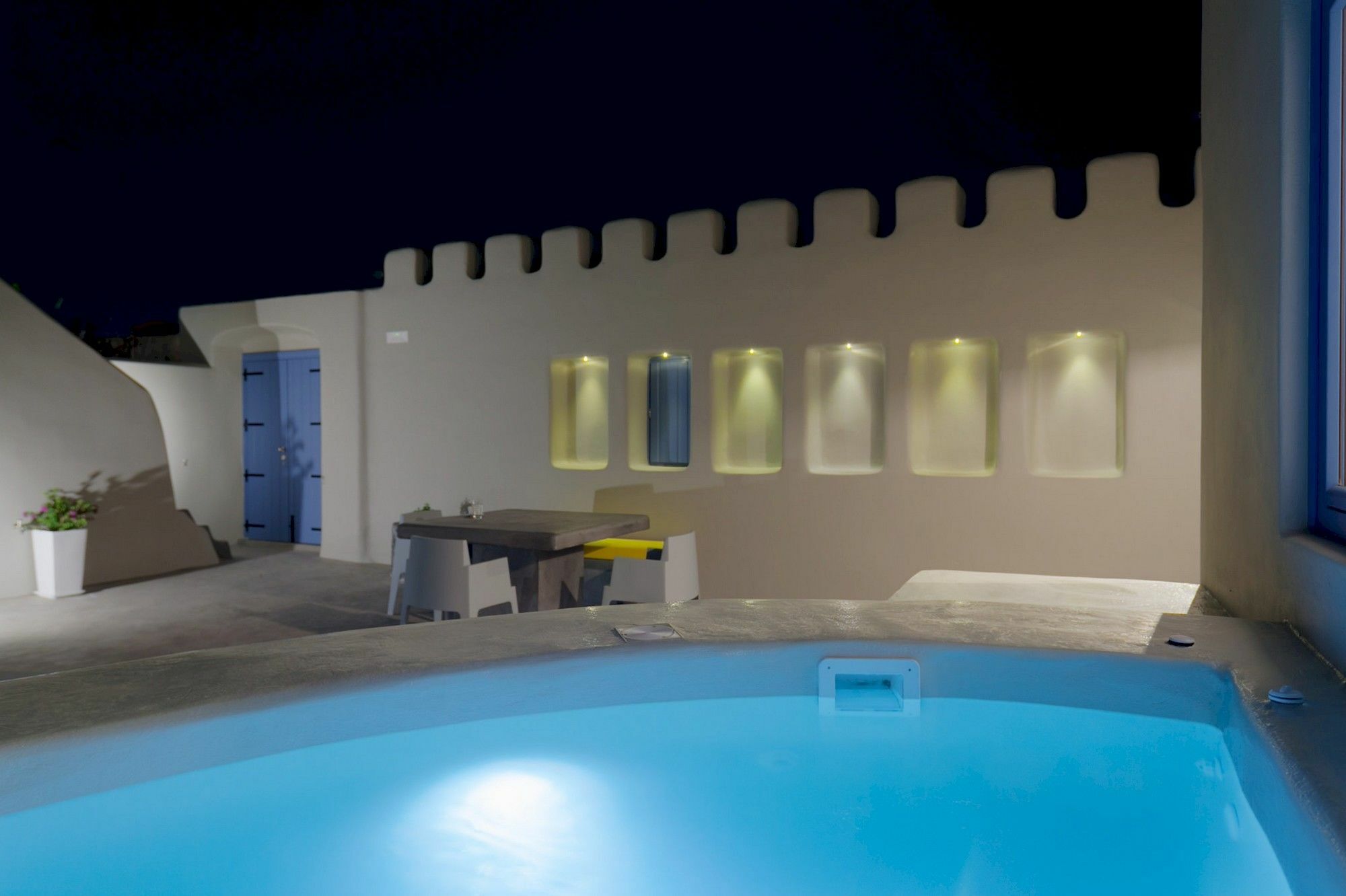Luna Santorini Villa Pyrgos Kallistis