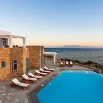 Presidential Mykonos Villa Villa Poseidonia 5 Bedrooms Stunning Sea Views Psarrou
