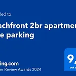 Beachfront 2Br Apartment - Free Parking