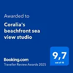 Coralia\'S Beachfront Sea View Studio