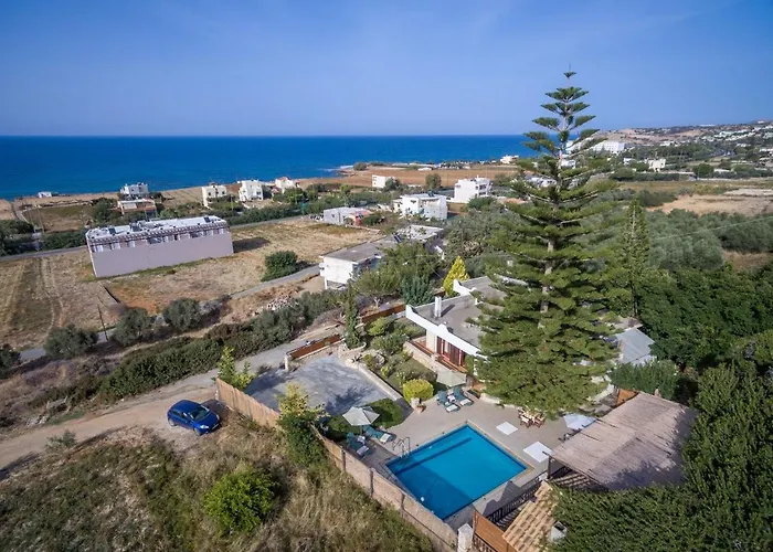 Amazing Villas In Crete Villa Argiris - Rustic Design With Captivating Sea Views