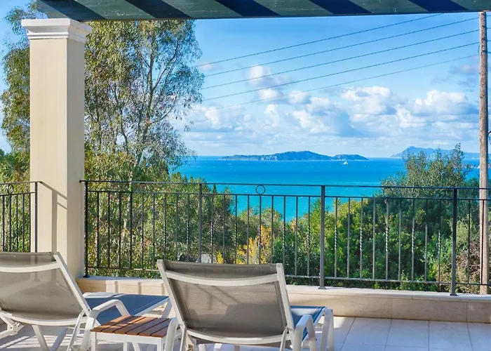 Villa Afionas - 3 Minutes From The Beach With Heated Eco-Pool And Sunset View