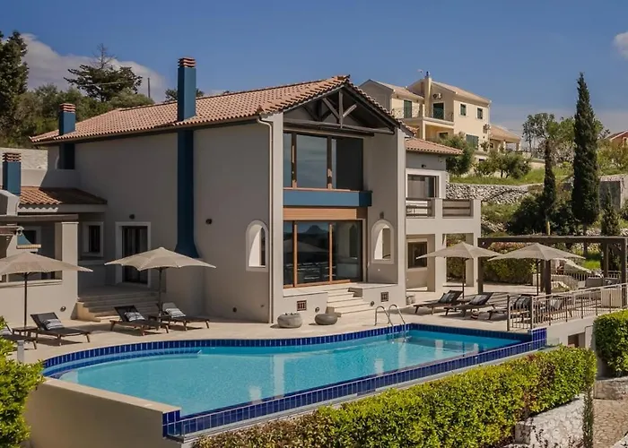 Luxury Villa Karmaniolos Fiskardo Kefalonia