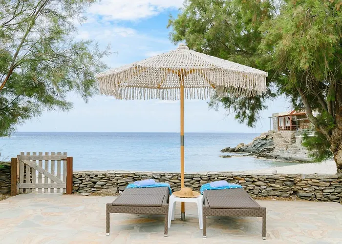 Beachfront Bungalow In The Area Of Kampi, Near Koundouros