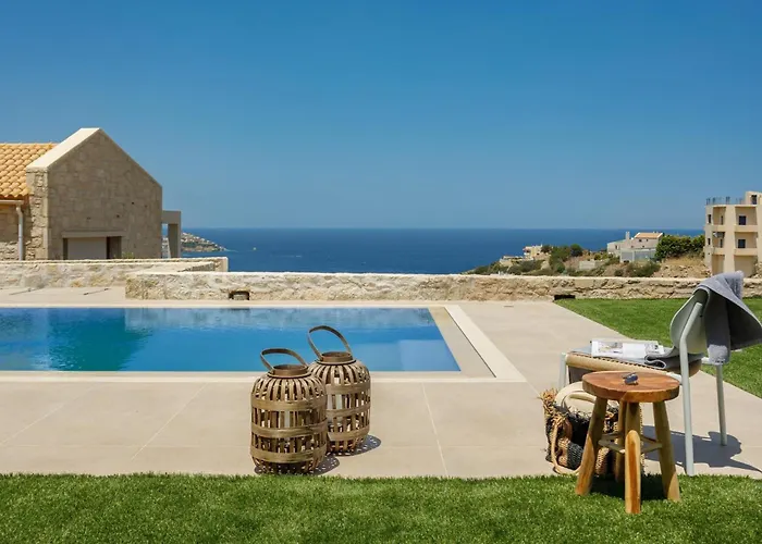 Europa Villa In Crete With Pool Amazing Seaview