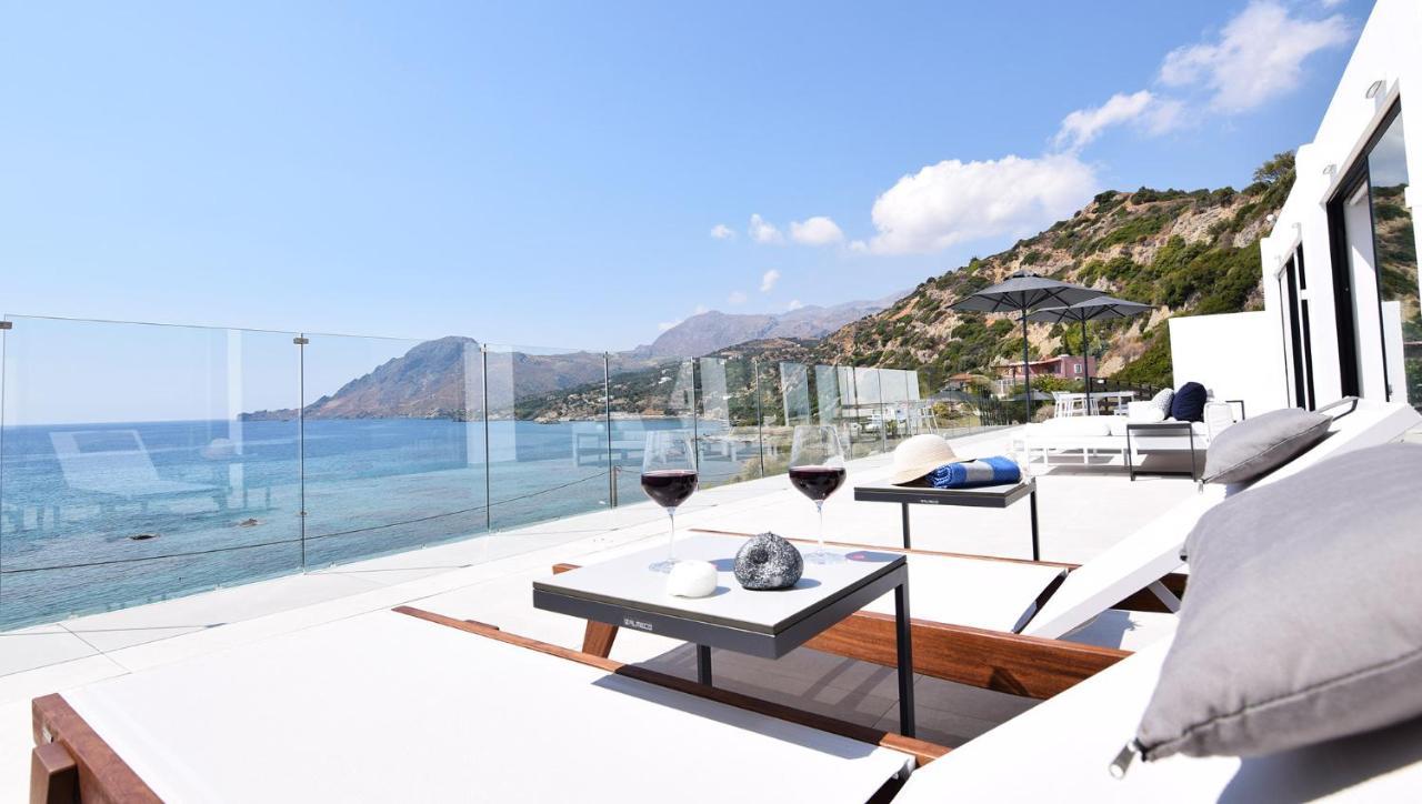 Nostos Beachfront Sea View Privet Pool *