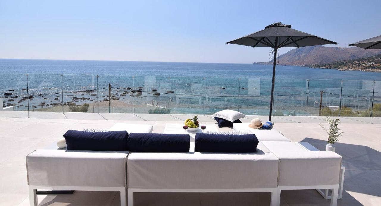 Villa Nostos Beachfront Sea View Privet Pool Plakias