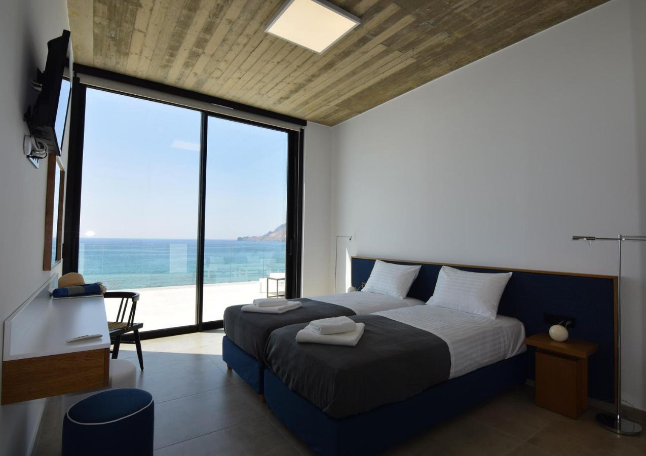 Villa Nostos Beachfront Sea View Privet Pool Plakias