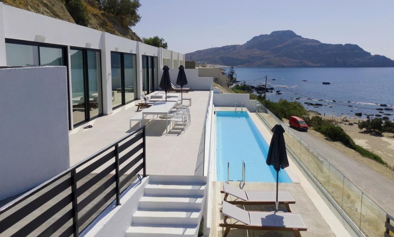 Villa Nostos Beachfront Sea View Privet Pool Plakias
