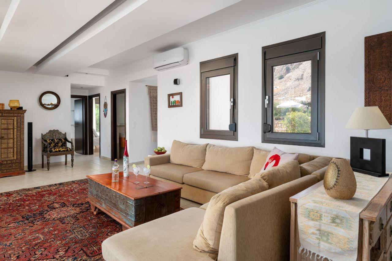 Athena With Private Pool And Seaview Villa Lindos (Rhodes)