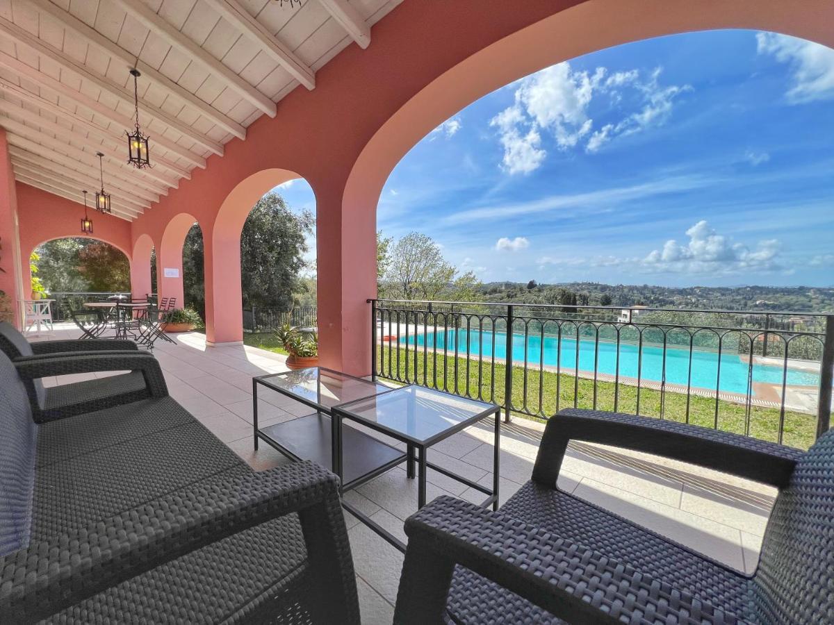 Olea Corfu Luxury With Infinity Pool & Panoramic Views Near Achillion Palace Villa *