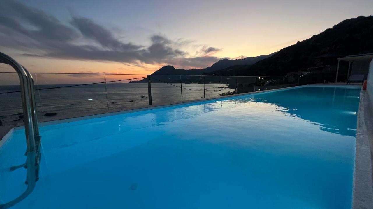 Nostos Beachfront Sea View Privet Pool *