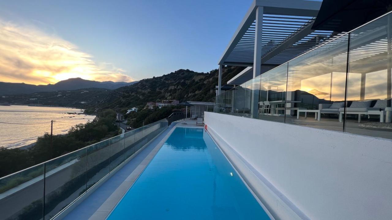 Nostos Beachfront Sea View Privet Pool Villa Plakias