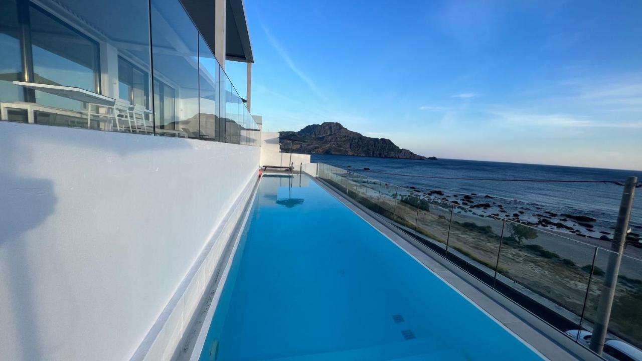 Villa Nostos Beachfront Sea View Privet Pool Plakias