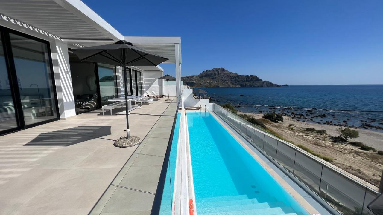 Nostos Beachfront Sea View Privet Pool