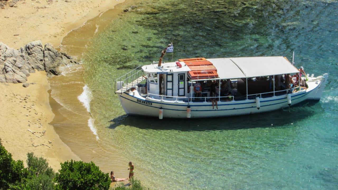 Villa Grand Villa With Sea View And Private Pool Up To 8 Persons Apv Golden Beach Paros *