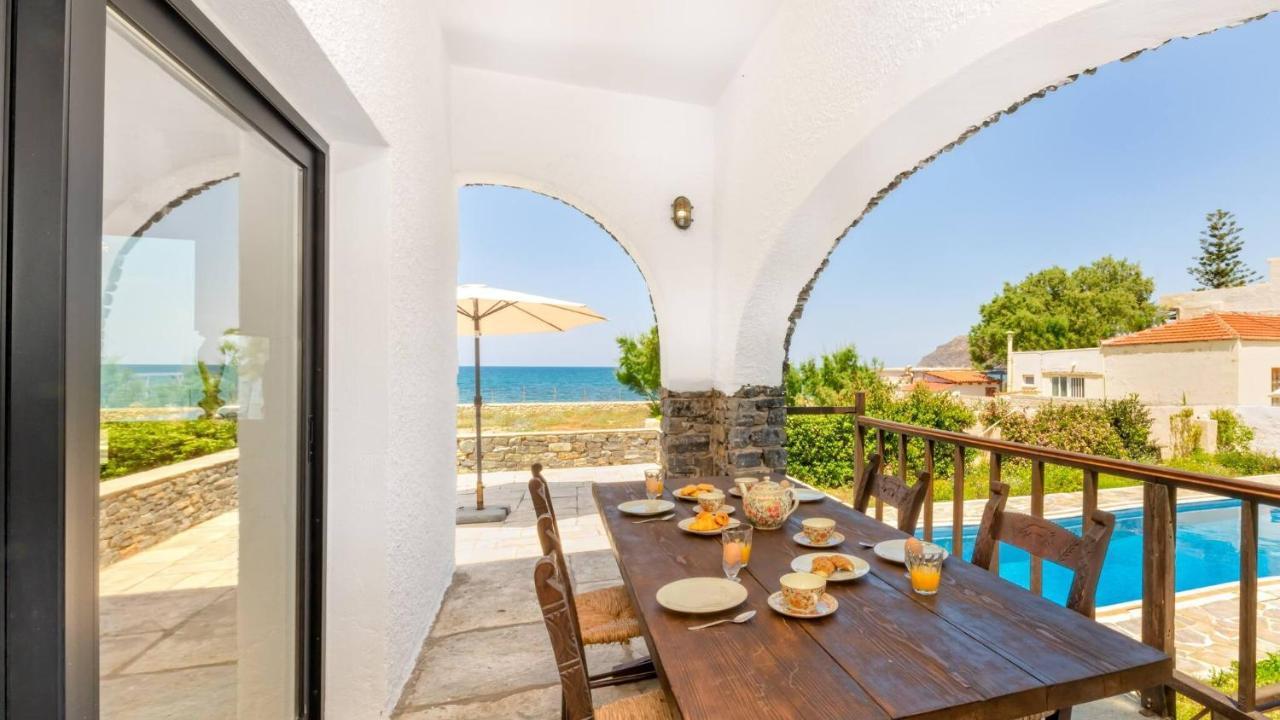 Villa Platanias Beachfront Elsa-90m To Main Square