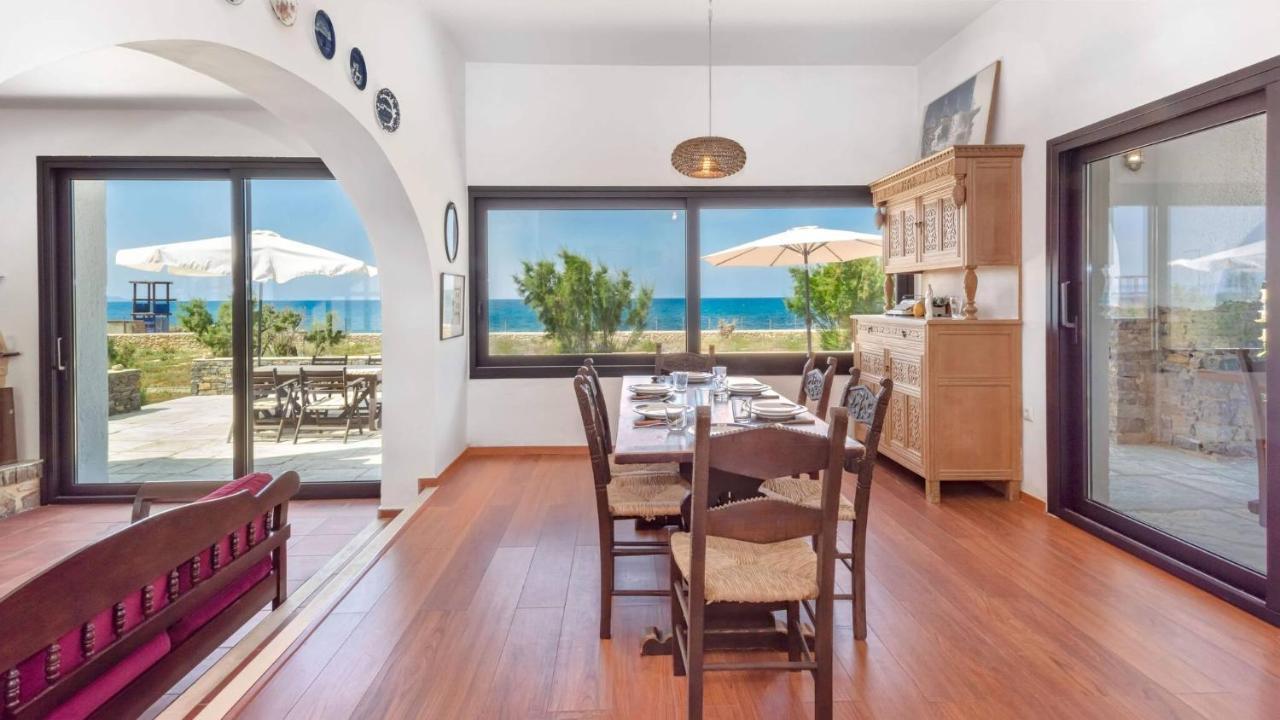 Villa Platanias Beachfront Elsa-90m To Main Square