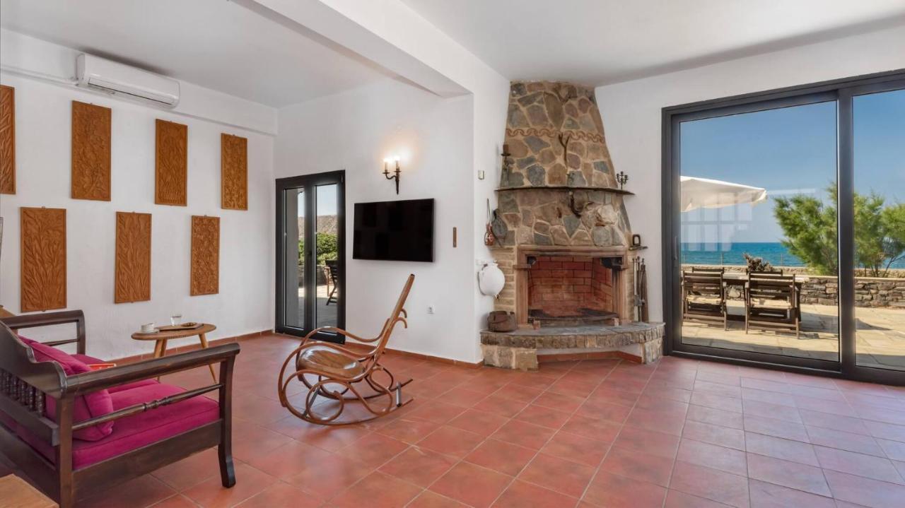 Villa Platanias Beachfront Elsa-90m To Main Square