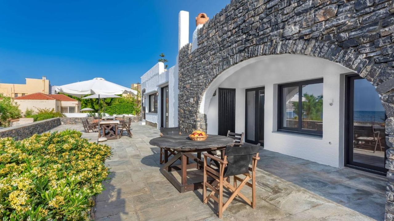 Platanias Beachfront Elsa-90m To Main Square Villa