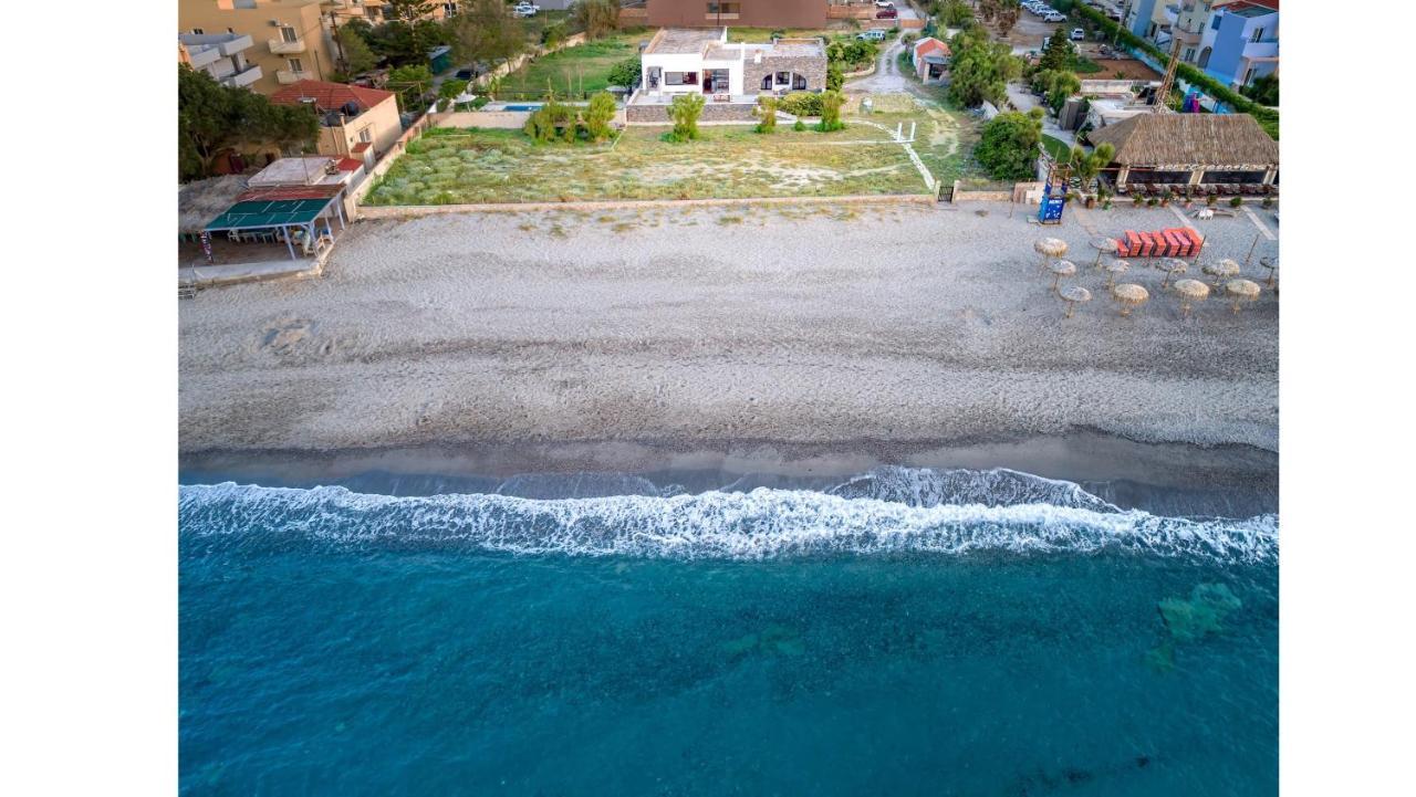 Villa Platanias Beachfront Elsa-90m To Main Square