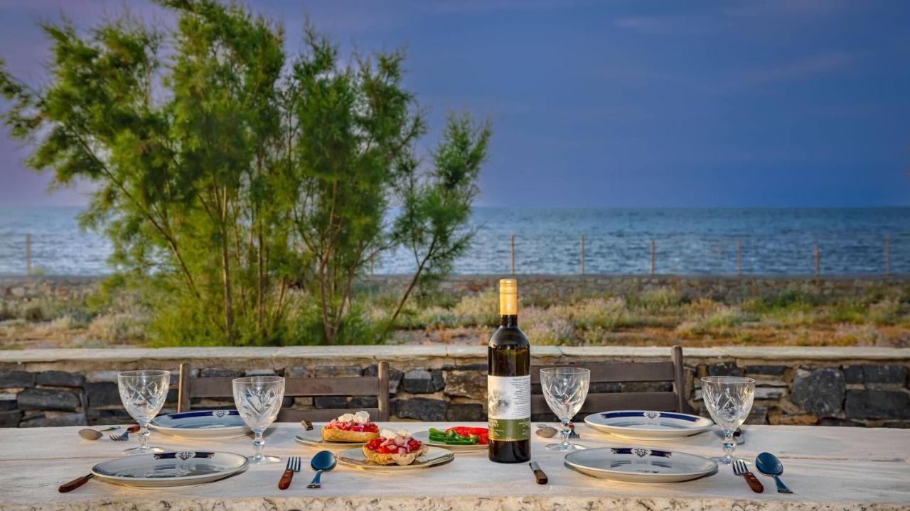 Platanias Beachfront Elsa-90m To Main Square *