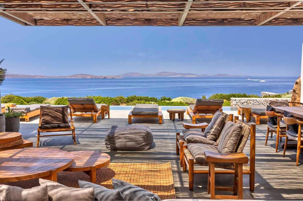 Majestic Mykonos Villa 5 Bedrooms Villa Shannon Private Infinity Pool Sensational Sea Views Agios Ioannis