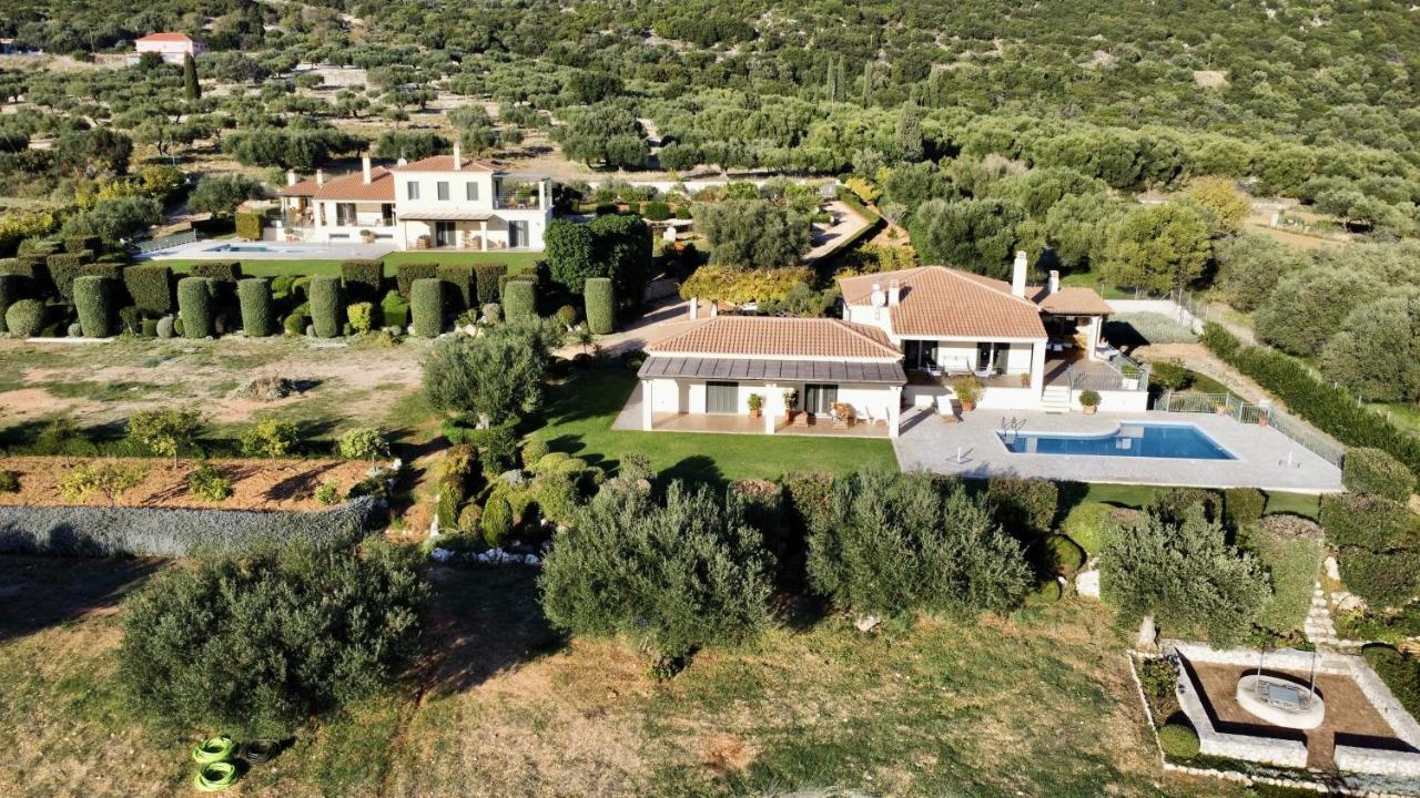 Villa Splendid Kefalonia 2 Bedrooms Olivia Great Sea Mountain Views Trapezaki