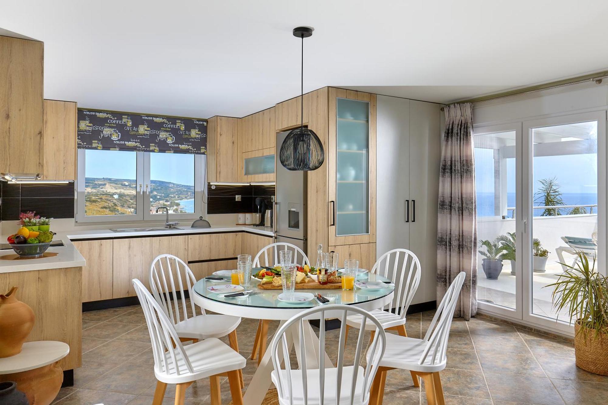 Breathtaking Sea View Flat In South Crete *