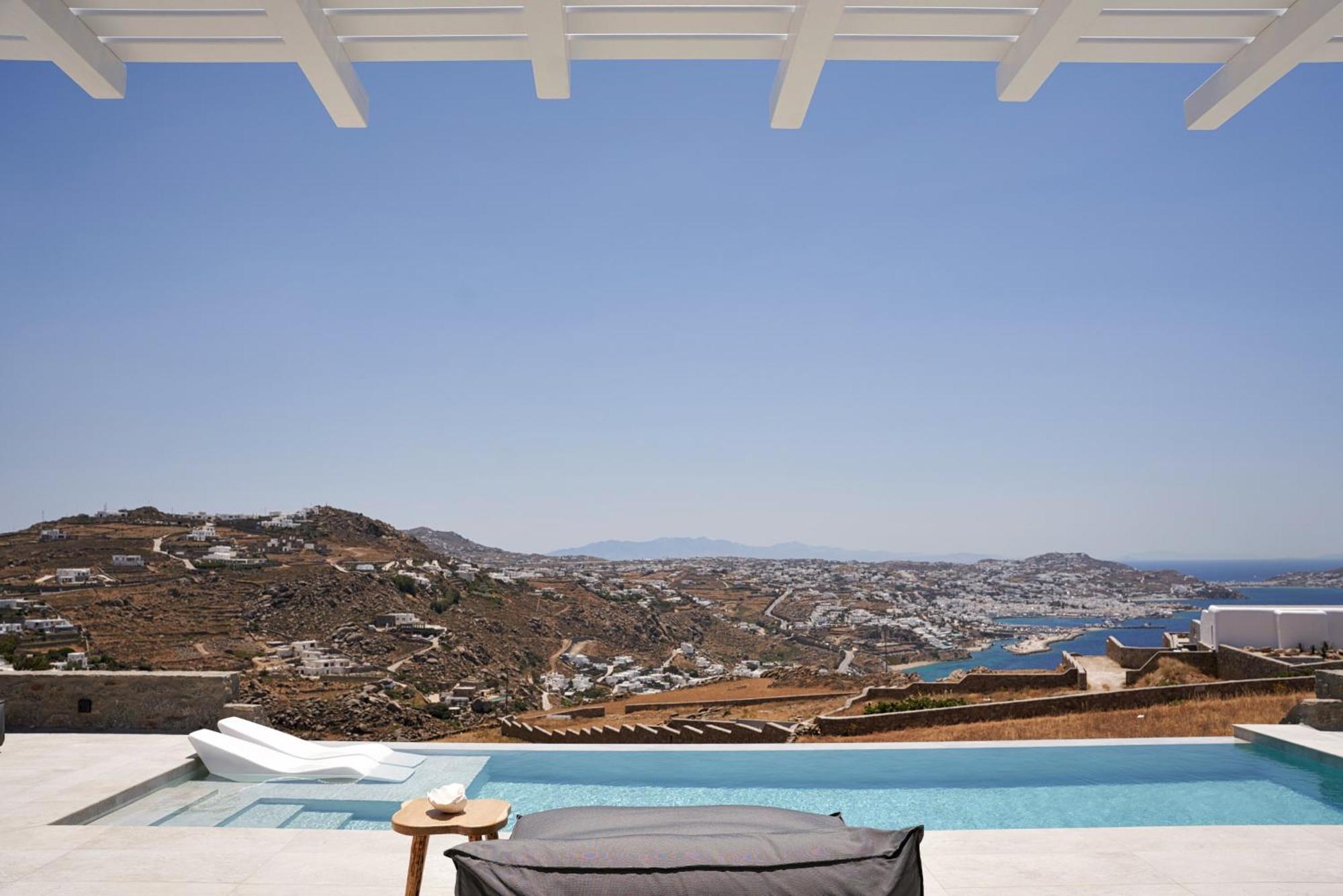Villa Annez With Private Pool Panoramic Sea View Mykonos Town