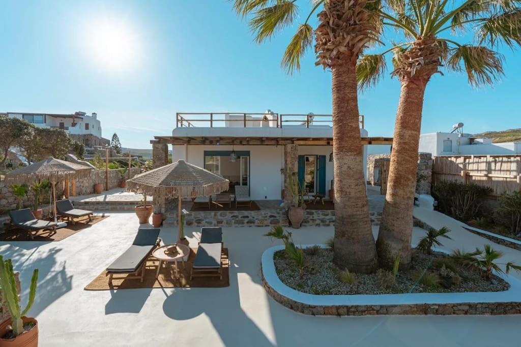 Palm Jacuzzi 200m From Ftelia (Mykonos)
