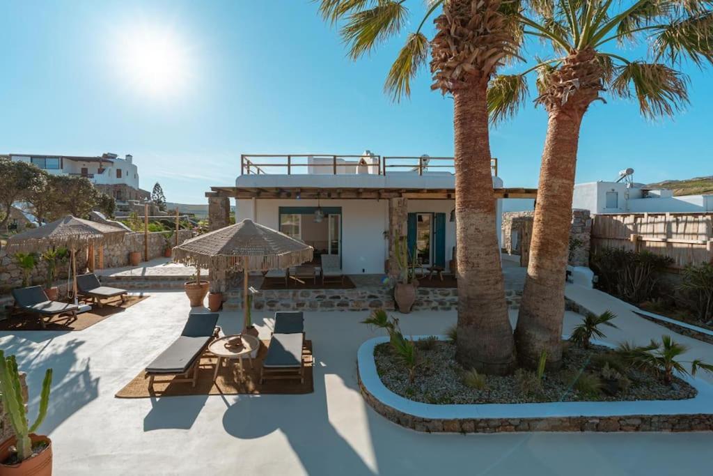 Villa Palm Jacuzzi 200m From Ftelia (Mykonos)