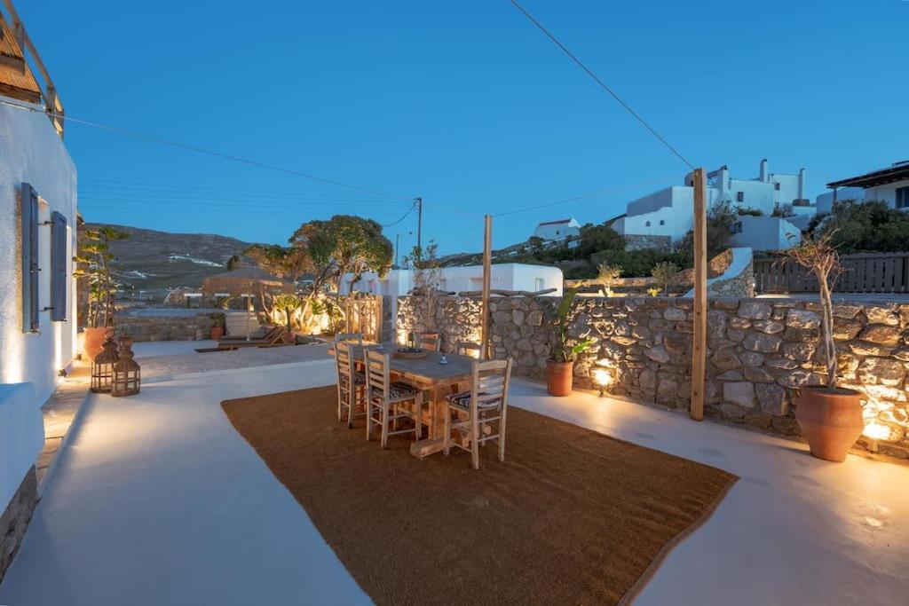 Villa Palm Jacuzzi 200m From Ftelia (Mykonos)