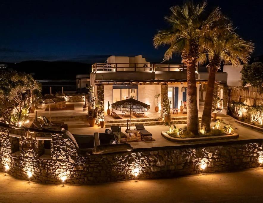 Palm Jacuzzi 200m From Ftelia (Mykonos)