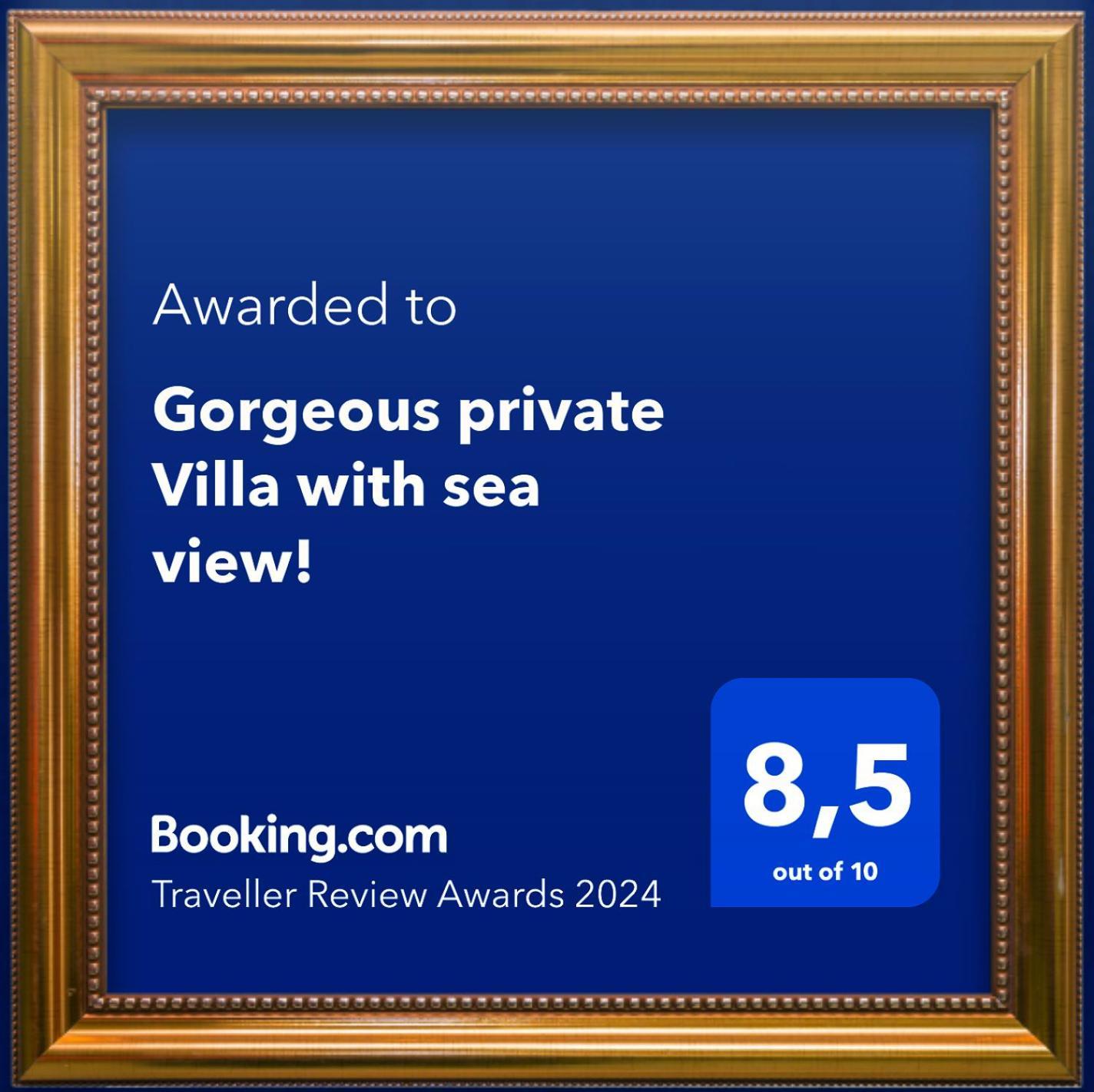 Villa Gorgeous Private With Sea View! *