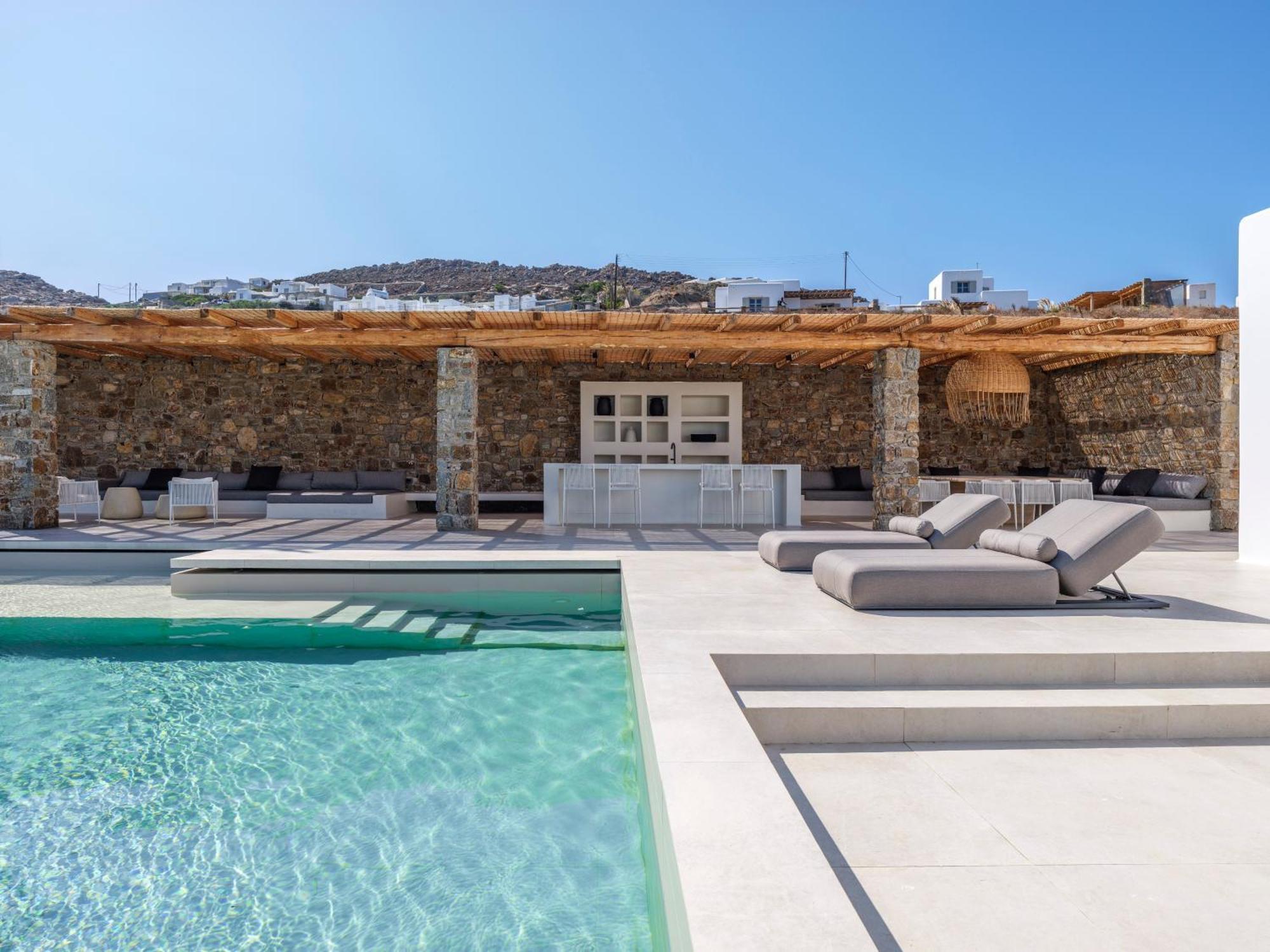 Cielo Blu & Mare Blu By Whitelist Mykonos Villa Agios Ioannis Diakoftis
