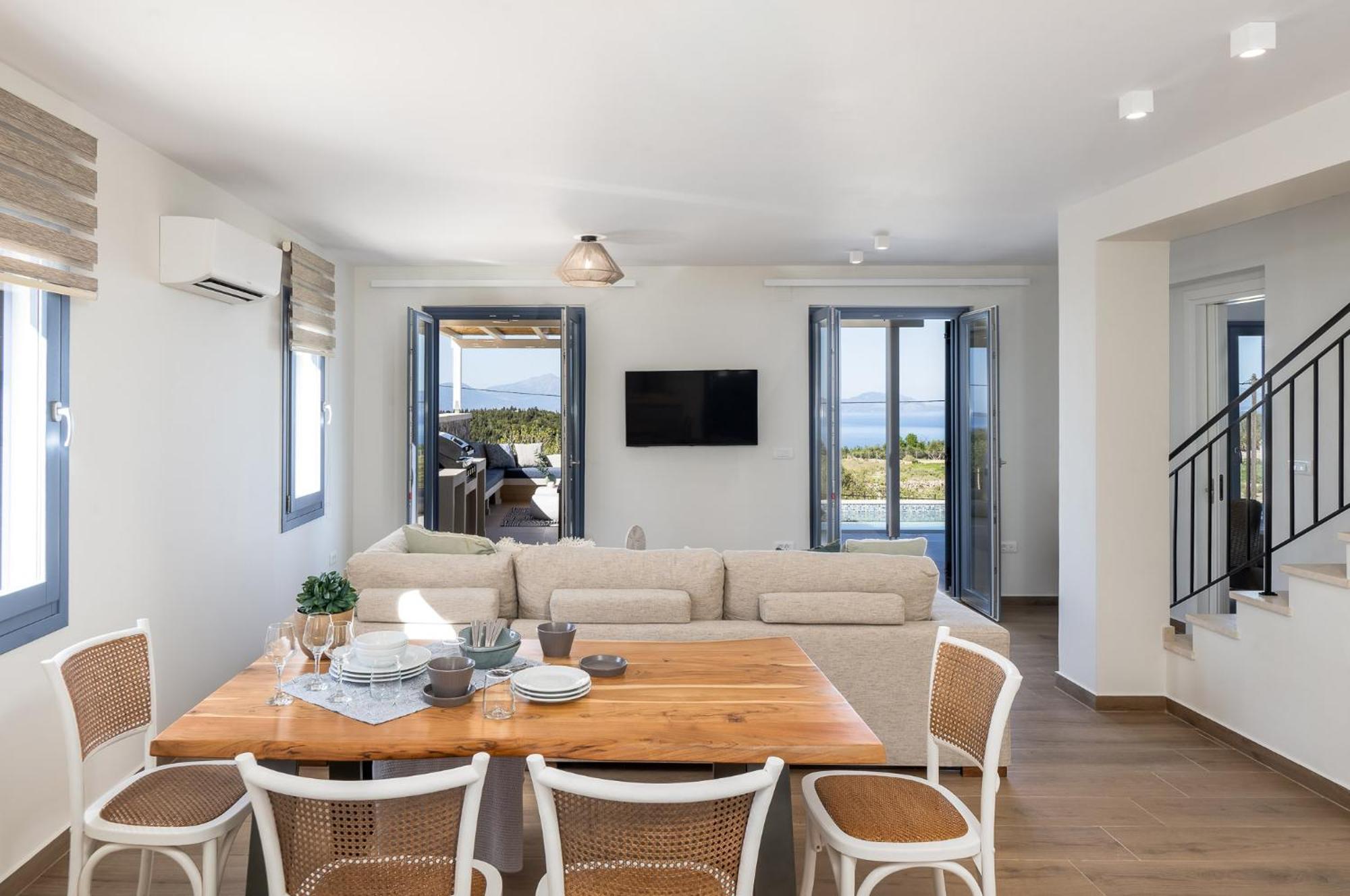 Villa Ariste With Stunning Views Near Fiscardo