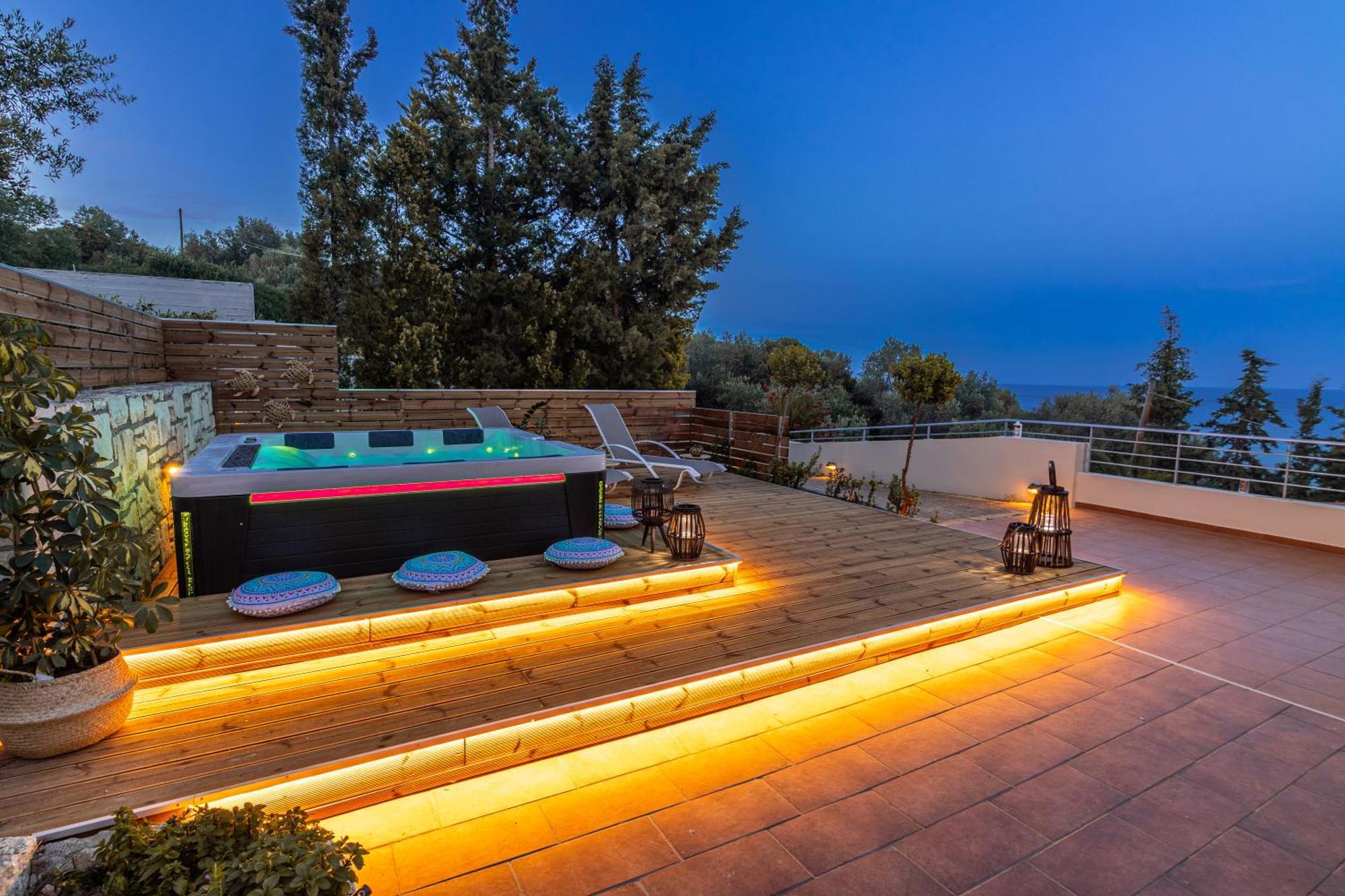 Apartment Albore Imblue, Jacuzzi Bliss In Countryside Escapes Palaiokastro (Crete)